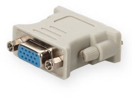 ADD-ONDVI TO VGA M/F WHITE ADAPTER