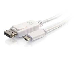 C2G USB-C TO DISPLAYPORT CABLE WHITE 6FT