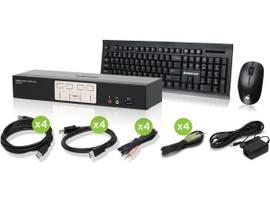 IOGEAR 4-PRT DSPLYPRT 1.2 KVMP