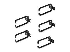 STARTECH 5-PACK 1U VERTICAL CABLE MANAGEMENT D-RING HOOKS, CABLE MANAGER FOR 19IN SERVER RACKS/CABINETS, NETWORK RACK WIRE ORGANIZERS, CABLE GUIDE