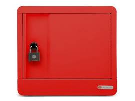 BRETFORD PADLOCK, PRE-WIRED USB-C, PLATINUM RED