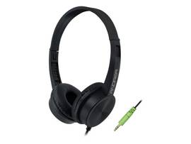 ANDREA AC-125 ON-EAR STEREO HEADPHONES FEATURE 40MM SPEAKERS, LEATHERETTE EAR CUSHIONS, 7-FOOT CABLE, SINGLE COLOR CODED 3.5MM PLUG. RECOMMENDED FOR