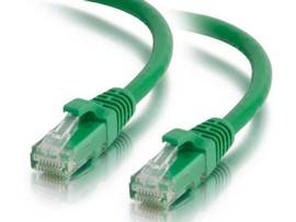 C2G 6IN CAT5E SNAGLESS UTP CABLE-GRN