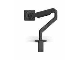 M2.1 MONITOR ARM FOR SINGLE MONITOR WITH M/CONNECT 3 DATA HUB AND CLAMP MOUNT, BLACK WITH BLACK TRIM