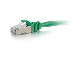 C2G 25FT CAT6 SNAGLESS STP CABLE-GRN
