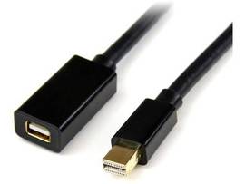6ft/1.8m Mini DisplayPort Extension cable (male to female); 4K x 2K video (3840x