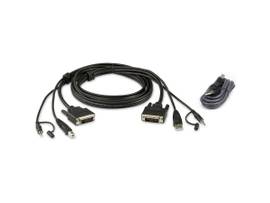 SINGLE DISPLAY DVI-D KVM CABLE KIT 6FT.