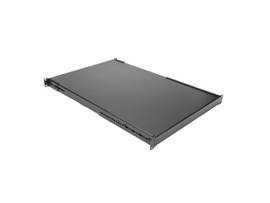 ROCSTOR 1U UNIVERSAL ADJUSTABLE MOUNTING DEPTH STEEL RACK SHELF - 265LBS (120KG) WEIGHT CAPACITY - 27.6IN 700MM DEEP - 19IN RACKS - ADJUSTABLE