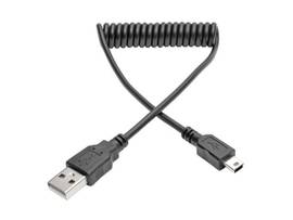 TRIPP LITE 6FT HI-SPEED USB 2.0 MINI-B COILED USB A