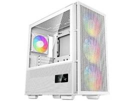 DEEPCOOL CH560 DIGITAL ATX CASE, AIRFLOW, 3 PWM 140MM ARGB FANS, WHITE