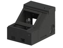 GAMBER WORKSTATION CONSOLE BOX WITH 3IN AND 5IN MOUNTING OPENING (WIDE BODY FORMAT); INCLUDES 3 FACEPLATES AND 3 FILLER PANELS.
