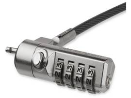6FT K-SLOT LAPTOP CABLE LOCK COMBINATION