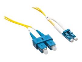 AXIOM LC/SC DUPLEX ZIP OS2 SM 9/125 FIBER OPTIC CABLE YELLOW 1.2M