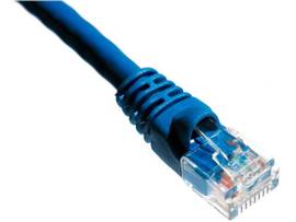 AXIOM 50FT CAT6A 650MHZ PATCH CABLE MOLDED BOOT (BLUE)