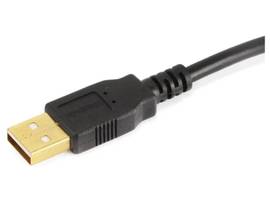 MONOPRICE USB-A TO MICRO B 2.0 CABLE - 5-PIN 28/24AWG GOLD PLATED BLACK 3FT_ 5-PACK