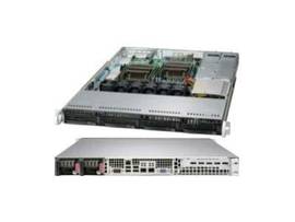 SUPERMICRO BLACK 1U STD SC815TQ CHASSIS W/ REDUNDANT DC 650W