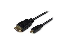 6ft High Speed Micro HDMI to HDMI Cable with Ethernet; 4K video (3840x2160p 30Hz