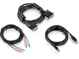 TRENDNET 10 FT. DVI-I, USB,AND AUDIO KVM CABLE KIT