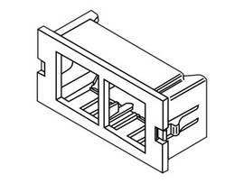 LEGRAND-WIREMOLD 2A DUAL NORDX MODULE GRAY (PKG OF 25)