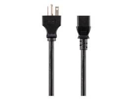 MONOPRICE HEAVY DUTY POWER CORD - NEMA 6-20P TO IEC 60320 C13_ 14AWG_ 15A/3750W_ SJT_ 250V_ BLACK_ 3FT