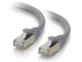 C2G 10FT CAT6 SNAGLESS STP CABLE-GRY
