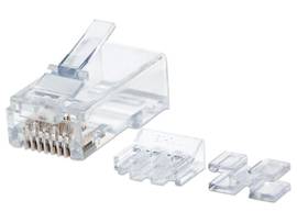 80-PACK CAT6 RJ45 MODULAR PLUGS PRO LINE