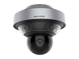 HIKVISION PANORAMIC CAMERA:8 1/1.8IN 4MP CMOS, 2 5520 2400 RESOLUTION @30FPS, H.265+, 2 180 ;COLOR: 0.0005 LUX @(F1.6, AGC ON);B/W: 0.0001 LUX @