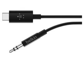 BELKIN USB-C TO 3.5 MM AUDIO CABLE, 3 , BLK