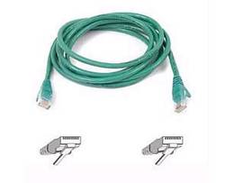 CABLE,CAT5E,UTP,RJ45M/M,4 ,GRN,PATCH,SNAGLESS
