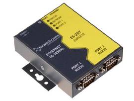 2 PORT RS232 ETHERNET TO SERIAL ADAPTER