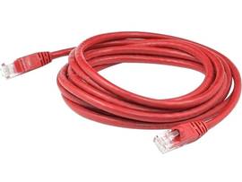 ADD-ON 3FT RJ-45 M/M CAT6A RED CU PVC PATCH CBL