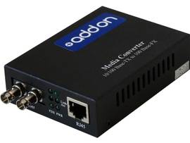 10/100Base-TX(RJ-45) to 100Base-LX(ST) SMF 1310nm 80km Media Converter - Our med