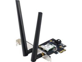 ASUS PCE-AXE5400 WIFI6 6E PCI-E ADAPTER WITH 2 EXTERNAL ANTENNAS