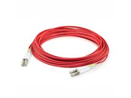 ADD-ON 10M LC M/M OM2 RED FIBER PATCH CBL