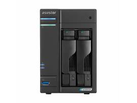 ASUSTOR LOCKERSTOR 2 G 2 AS6702T 2 BAY NAS, QUAD-CORE 2.0GHZ CPU, DUAL 2.5GBE PRTS, 4GB RAM DDR4, FOUR M.2 SSD SLOTS (DISKLESS)