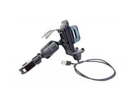 GAMBER KIT: UNIVERSAL PHONE CHARGING CRADLE WITH ZIRKONA JOINER AND 7/8IN ROUND CLAMP