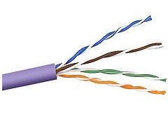 BELKIN CAT5E STRANDED 4PR;24AWG 1000 PURPLE