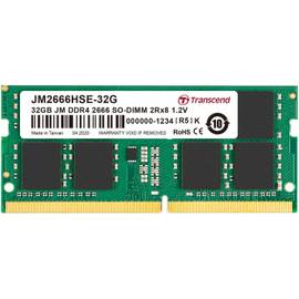 TRANSCEND 32G JM DDR4 2666 SO-DIMM 2RX8 2GX8 CL19 1.2V