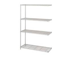 SAFCO SHELVING WIRE IND ADD ON GRY