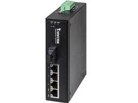 4XFE POE+1FE SWITCH SC SINGLE MODE 30KM