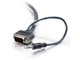 C2G 35FT PLENUM VGA+3.5MM CABLE