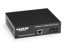 BLACK BOX CORP MEDIA CONVERTER FAST ETHERNET POE SINGLE
