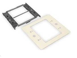 LEGRAND-WIREMOLD 2-GANG DEVICE PLATE-GRAY