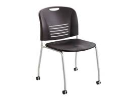 SAFCO VY STRGHT LG STK CHAIR BLK 2E (Sold as Case Pack of 2)