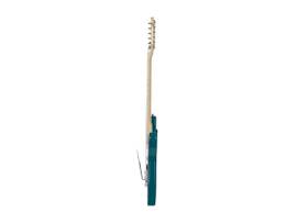 MONOPRICE INDIO BY MONOPRICE CALI CLASSIC HSS ELECTRIC GUITAR WITH GIG BAG - METALLIC TEAL BODY_ WHITE PICKGUARD_ MAPLE FINGERBOARD