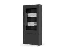 LEGRAND-CHIEF 47 PORTRAIT FLOOR KIOSK BLK