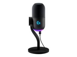 LOGITECH NC/NR YETI GX DYNAMIC RGB GAMING MIC WITH LIGHTSYNC-BLACK