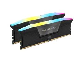 CORSAIR VENGEANCE RGB DDR5 32GB (2X16GB) DDR5 6400 (PC5-51200) C38 1.35V DESKTOP MEMORY - BLACK