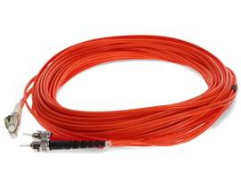 ADD-ON25M LC TO ST OM1 ORANGE DUPLX PATCH CBL