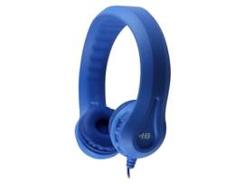 VCOM HAMILTONBUHL LAB PACK OF 18 BLUE FLEX-PHONES INDESTRUCTIBLE FOAM HEADPHONES FOR EARLY LEARNERS